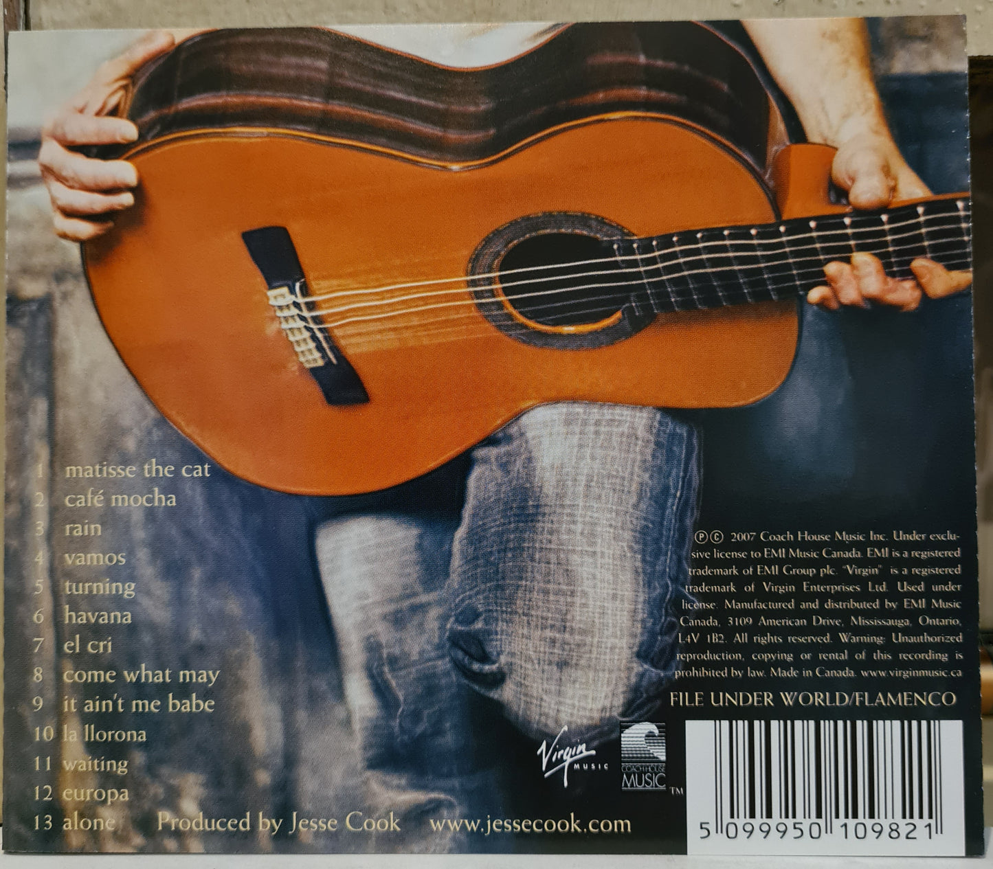Jesse Cook ~ Frontiers (CD)
