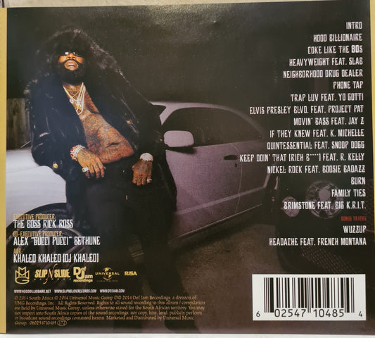 Rick Ross ~ Hood Billionaire (CD)