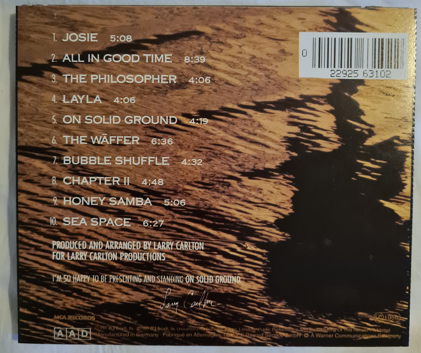 Larry Carlton ~ On Solid Ground (import CD)