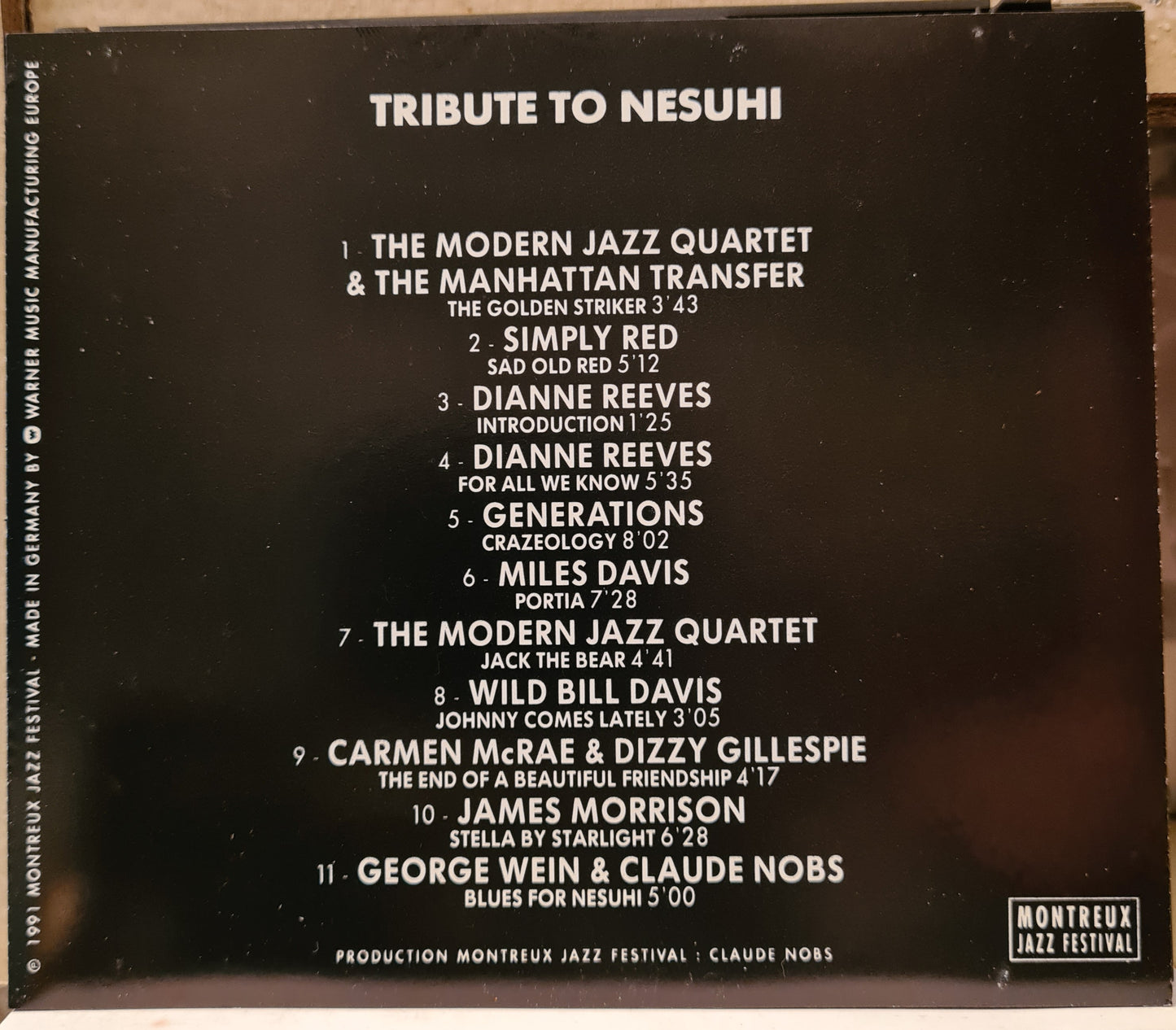 Montreux Jazz Festival - Disc 1 - Tribute to Nesuhi (CD)
