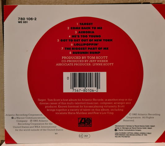 Tom Scott ~ Target (CD)