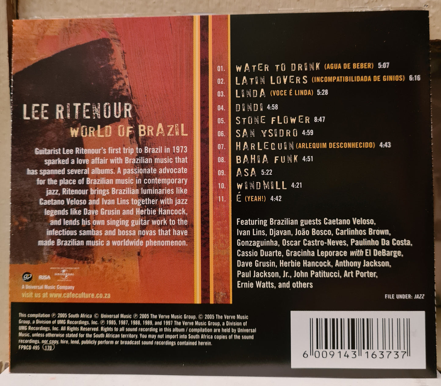 Lee Ritenour ~ World of Brazil (CD)