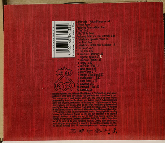 Janet Jackson ~ Velvet Rope (CD)