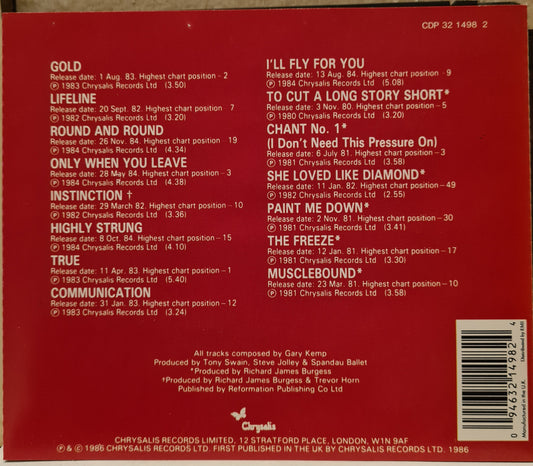 Spandau Ballet ~ The Singles Collection (CD-UK)