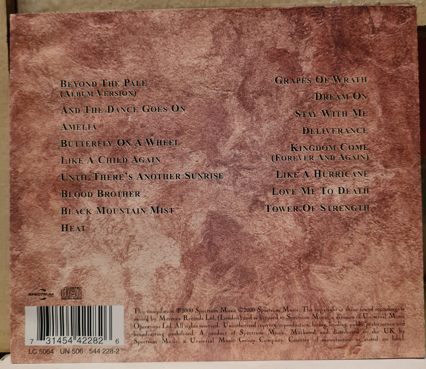 The Mission ~ Tower of Strength (CD-UK)