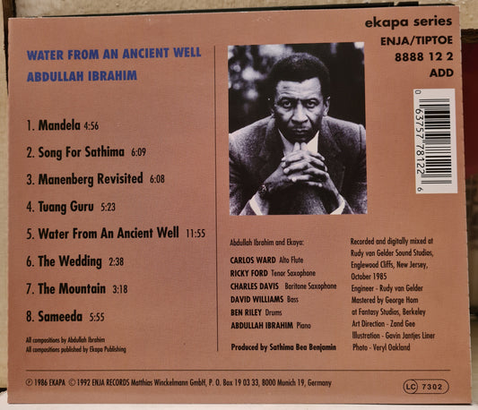 Abdullah Ibrahim ~ Water from an Ancient Well (CD - Germany)