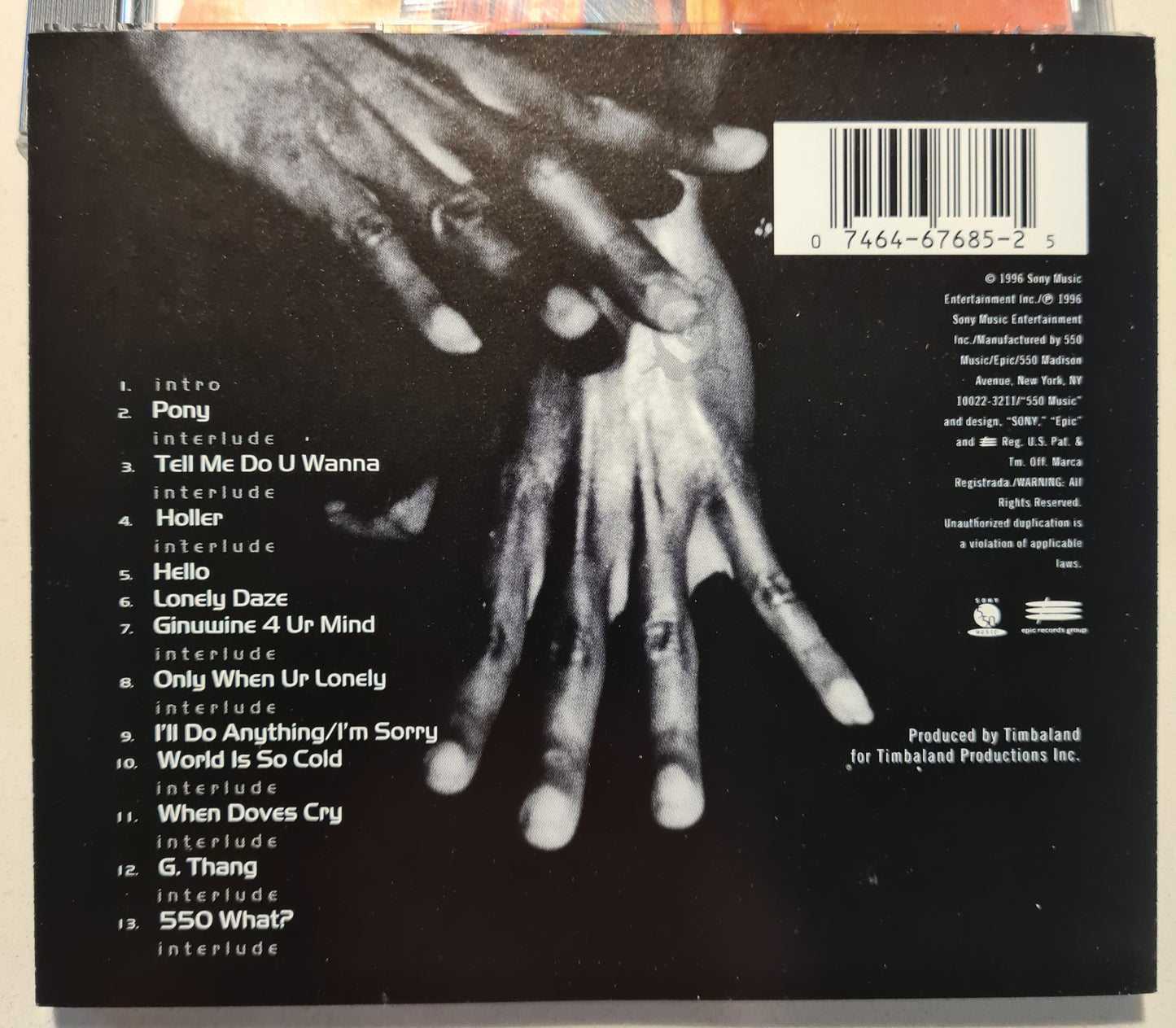 Ginuwine ~ The Bachelor (CD - USA)