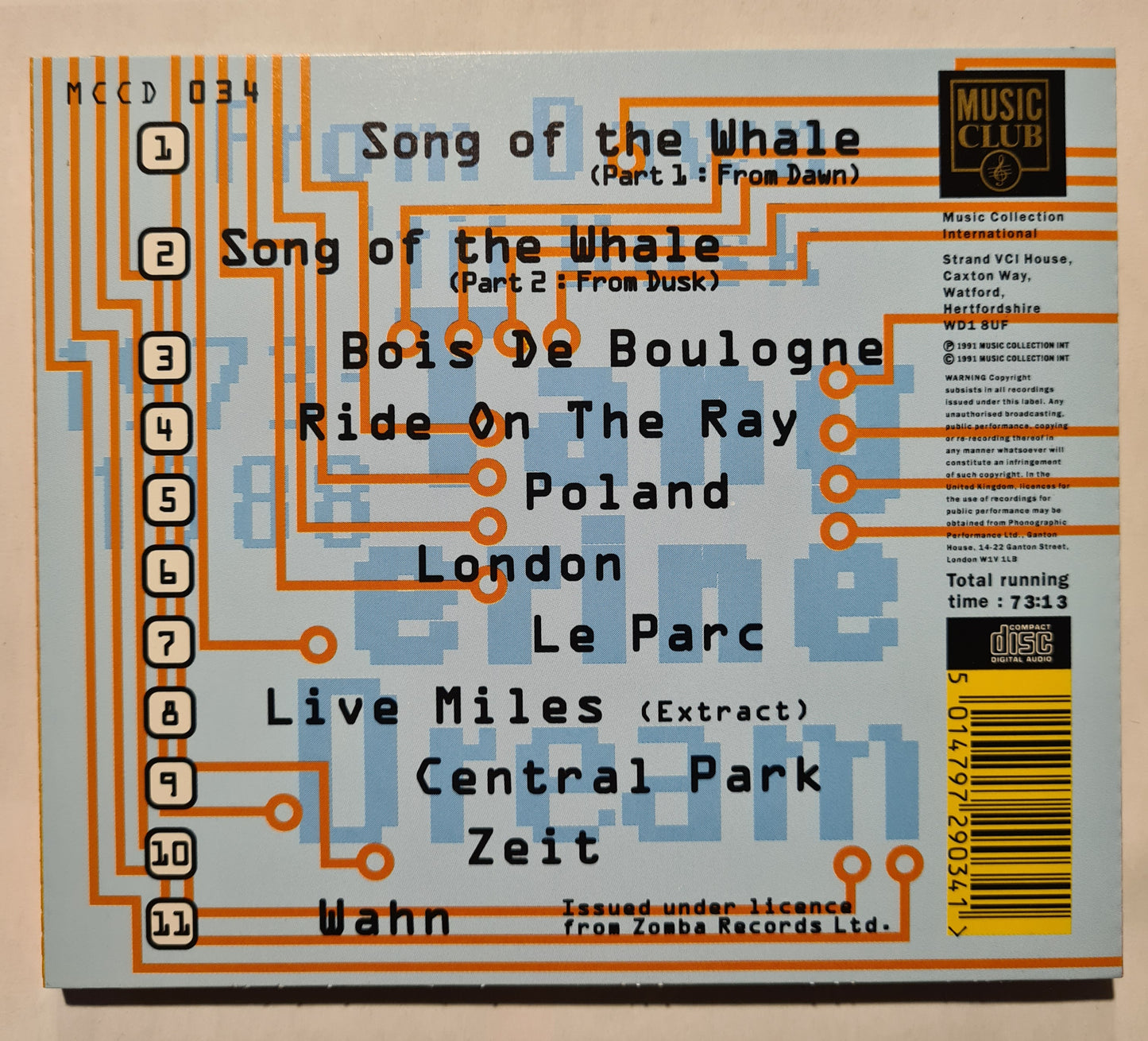 Tangerine Dream ~ From Dawn 'Til Dusk (1983-1988)(CD-UK)