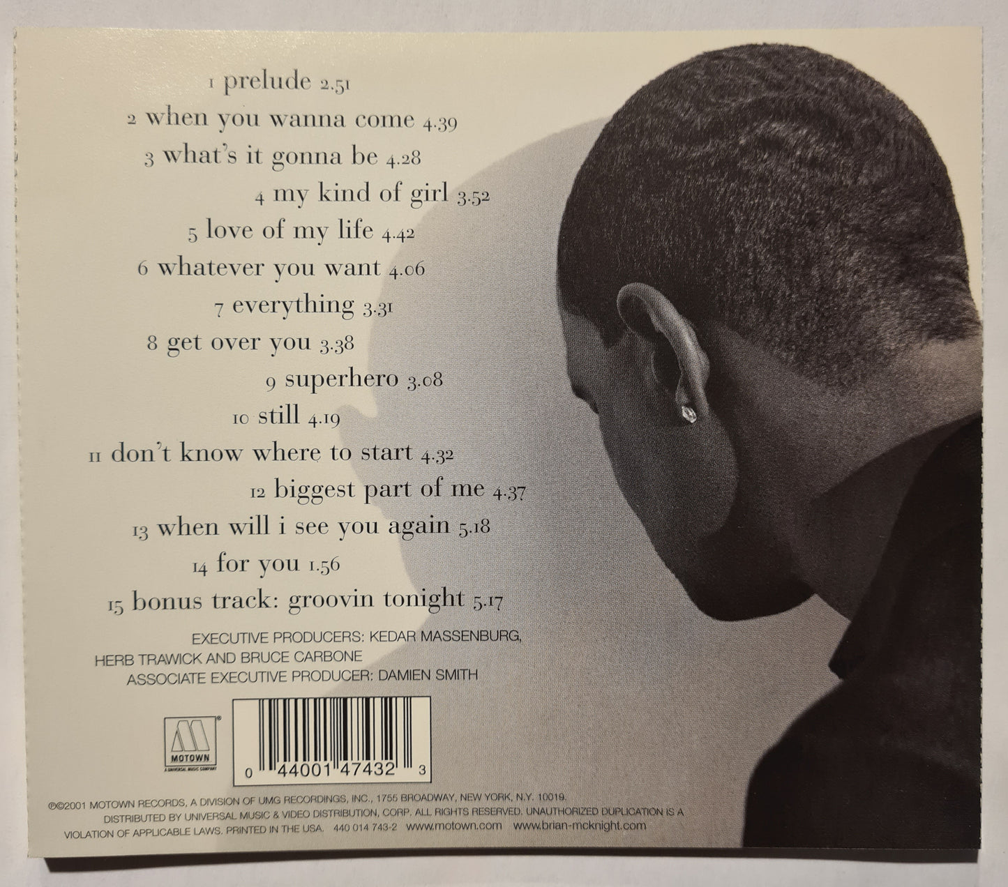 Brian McKnight ~ Superhero (CD-USA)