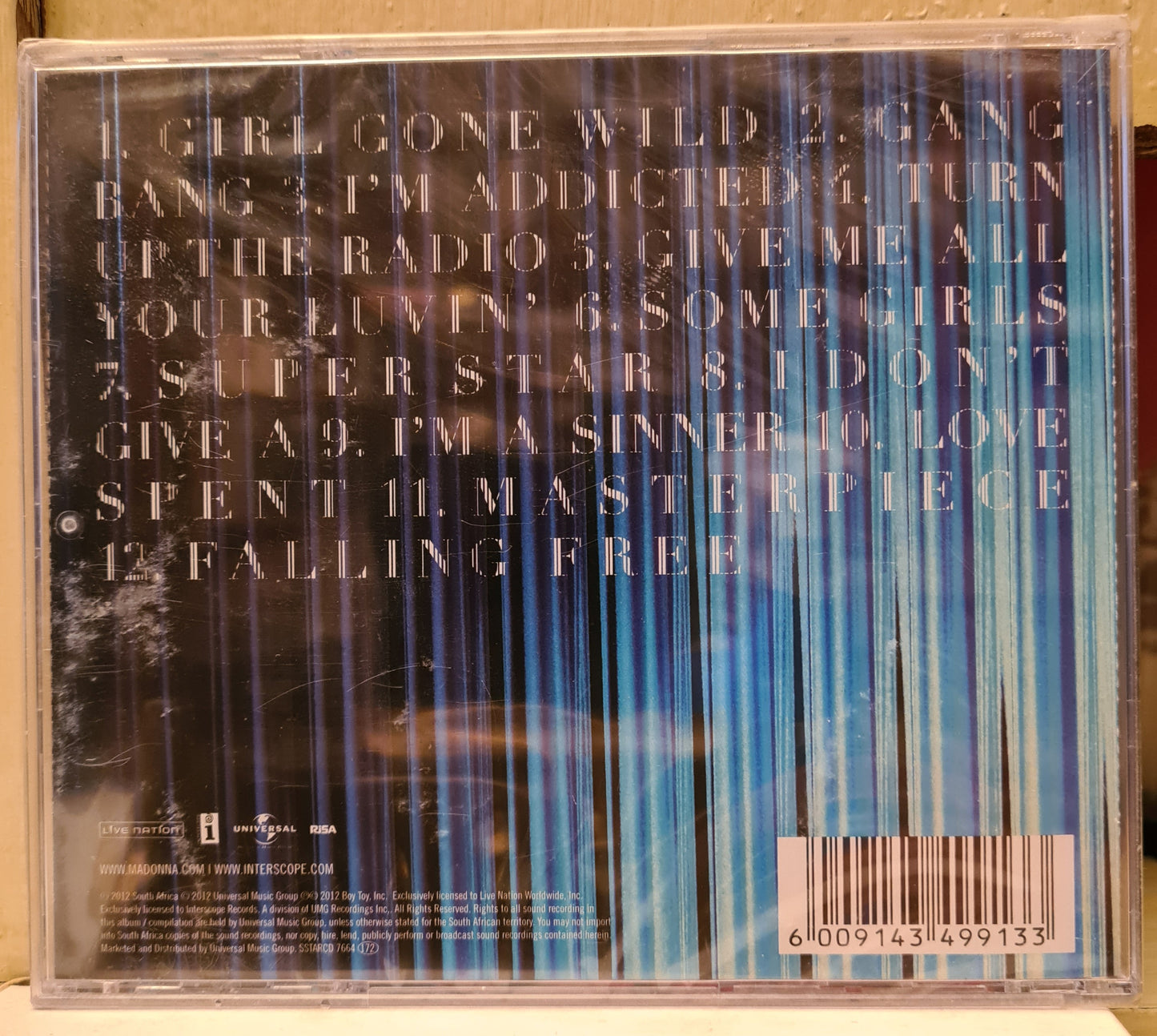 Madonna ~ MDNA (CD-RSA)