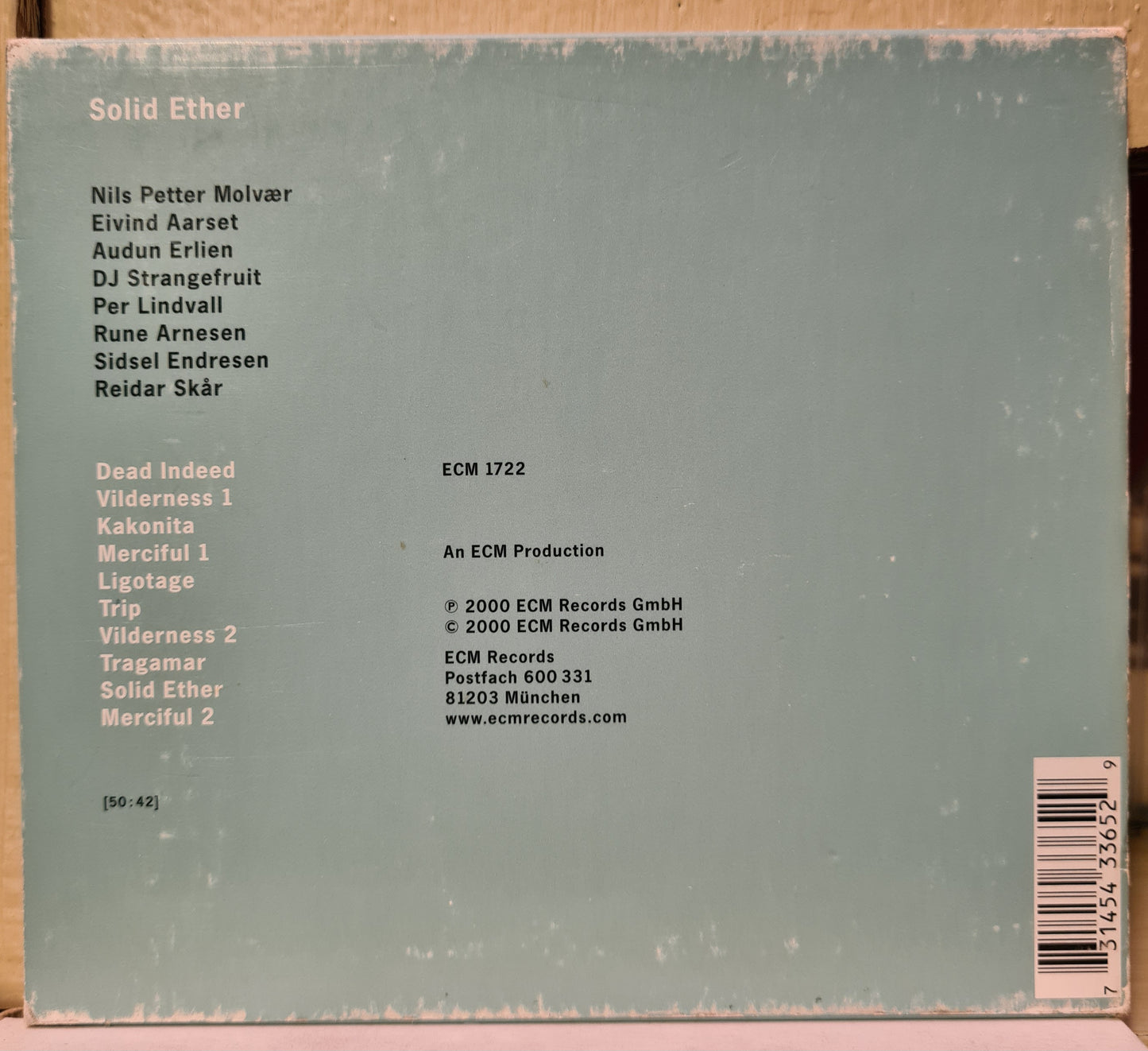 Nils Petter Molvaer ~ Solid Ether (CD-Germany)