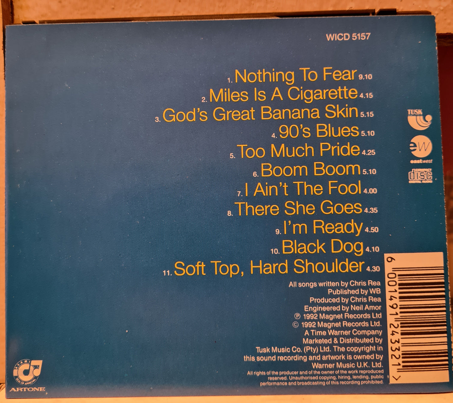 Chris Rea ~ God's Great Banana Skin (CD-RSA)