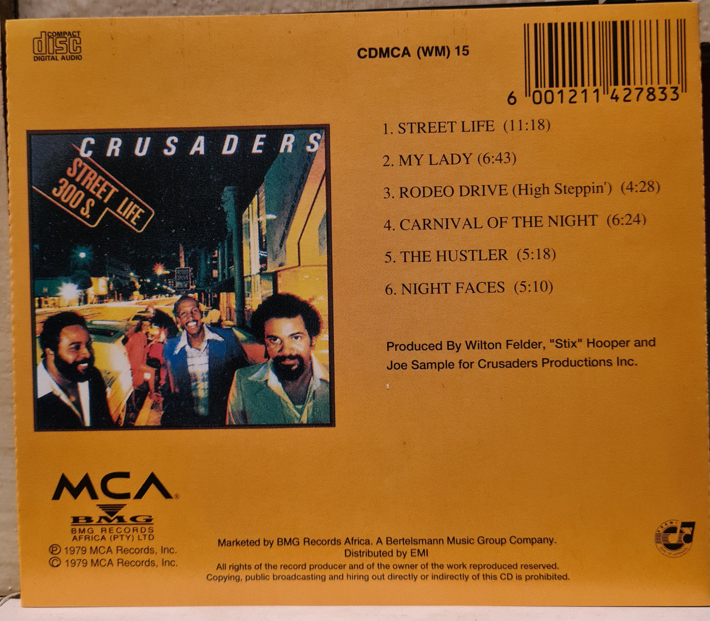 Crusaders ~ Street Life (CD - RSA)