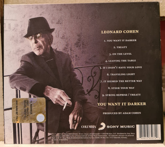 Leonard Cohen ~ You want it Darker (CD - German)