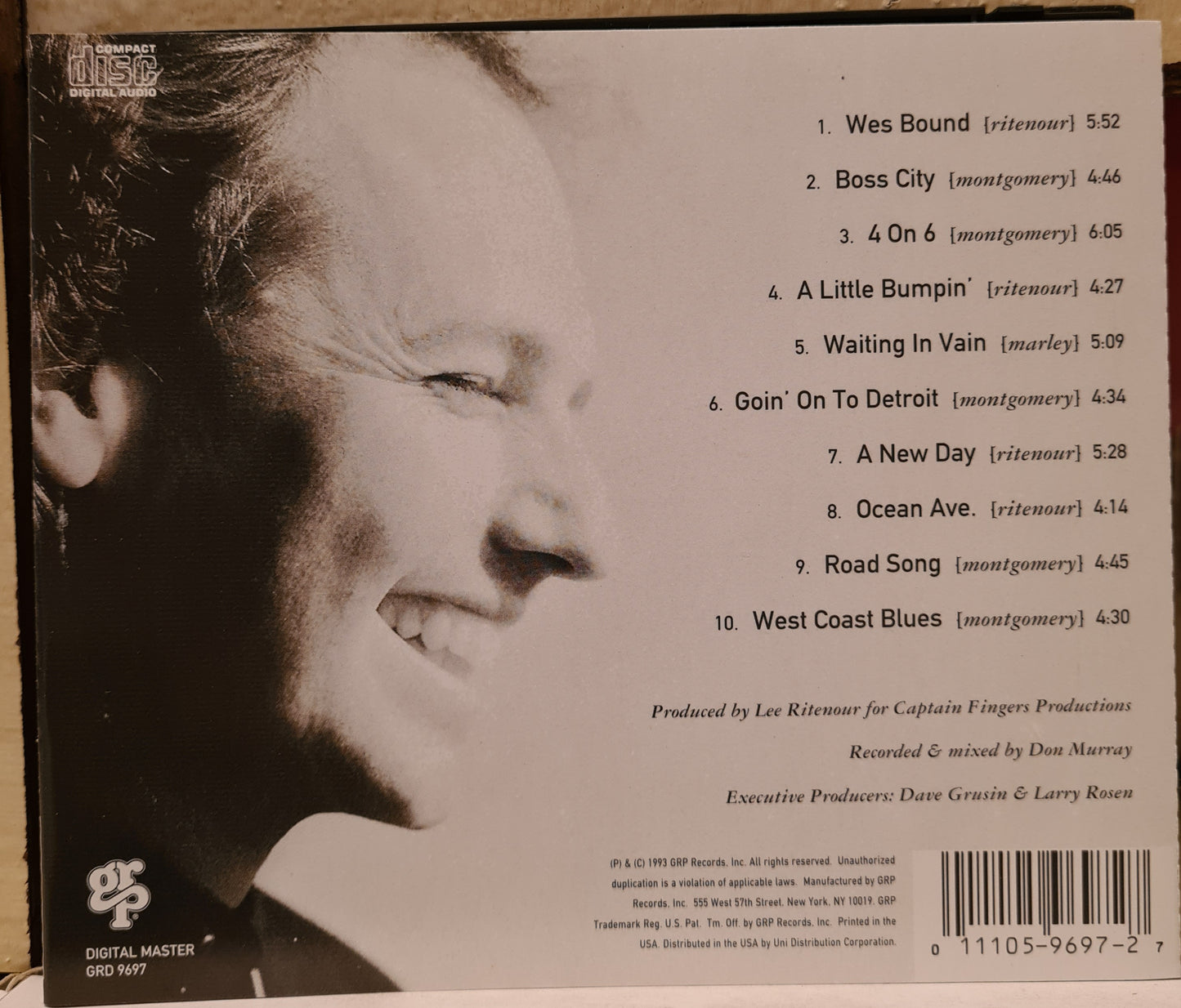Lee Ritenour ~ Wes Bound (CD - USA)