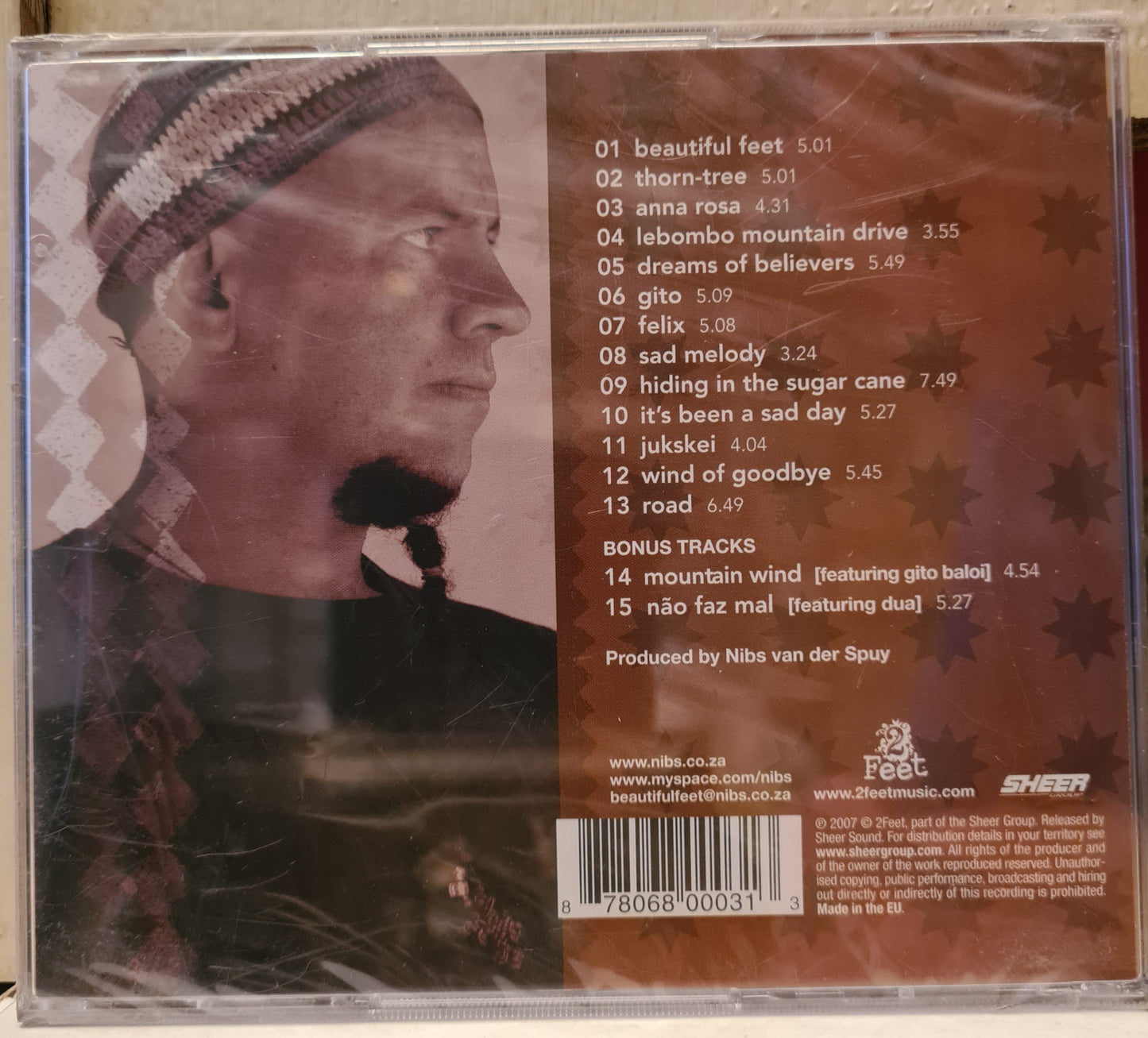 Nibs Van der Spuy ~ Beautiful Feet (CD-RSA)