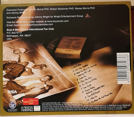 Boyz II Men ~ Throwback (CD)