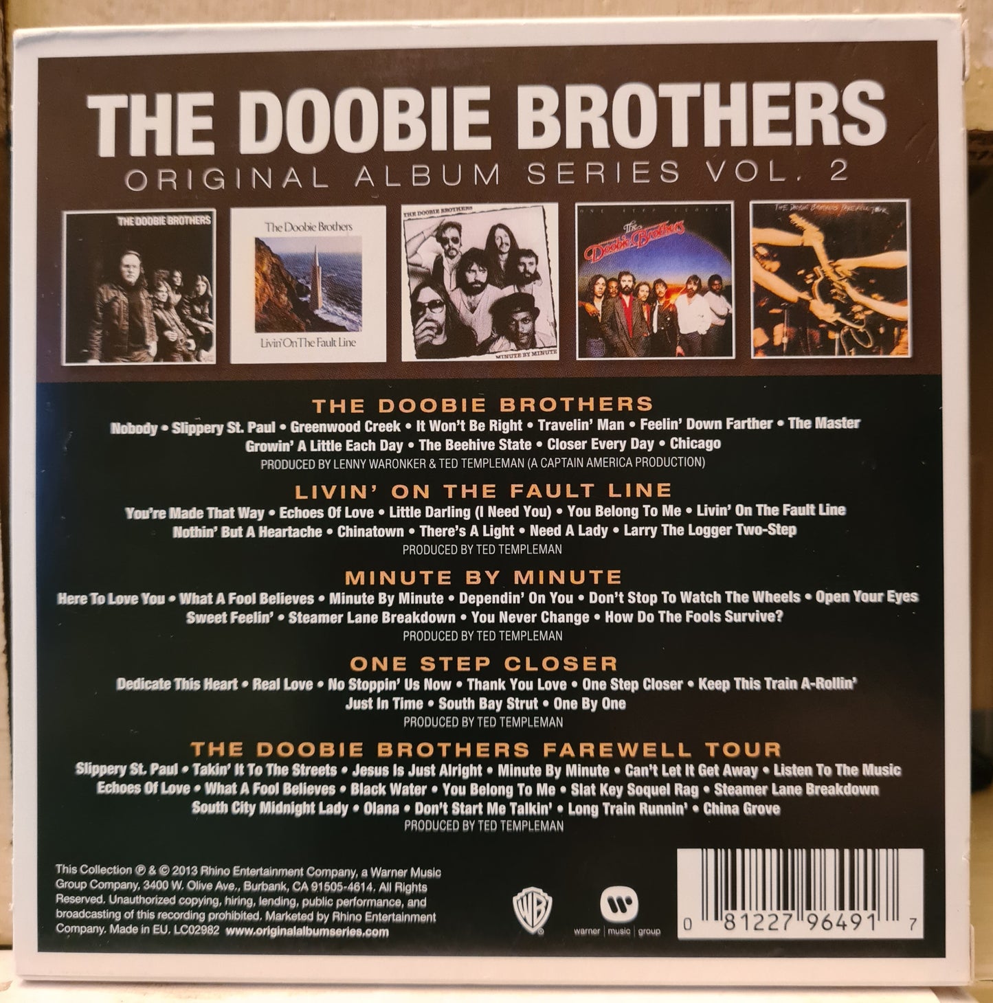 The Doobie Brothers ~ Original Album series vol. 2 (5xCD - EU)