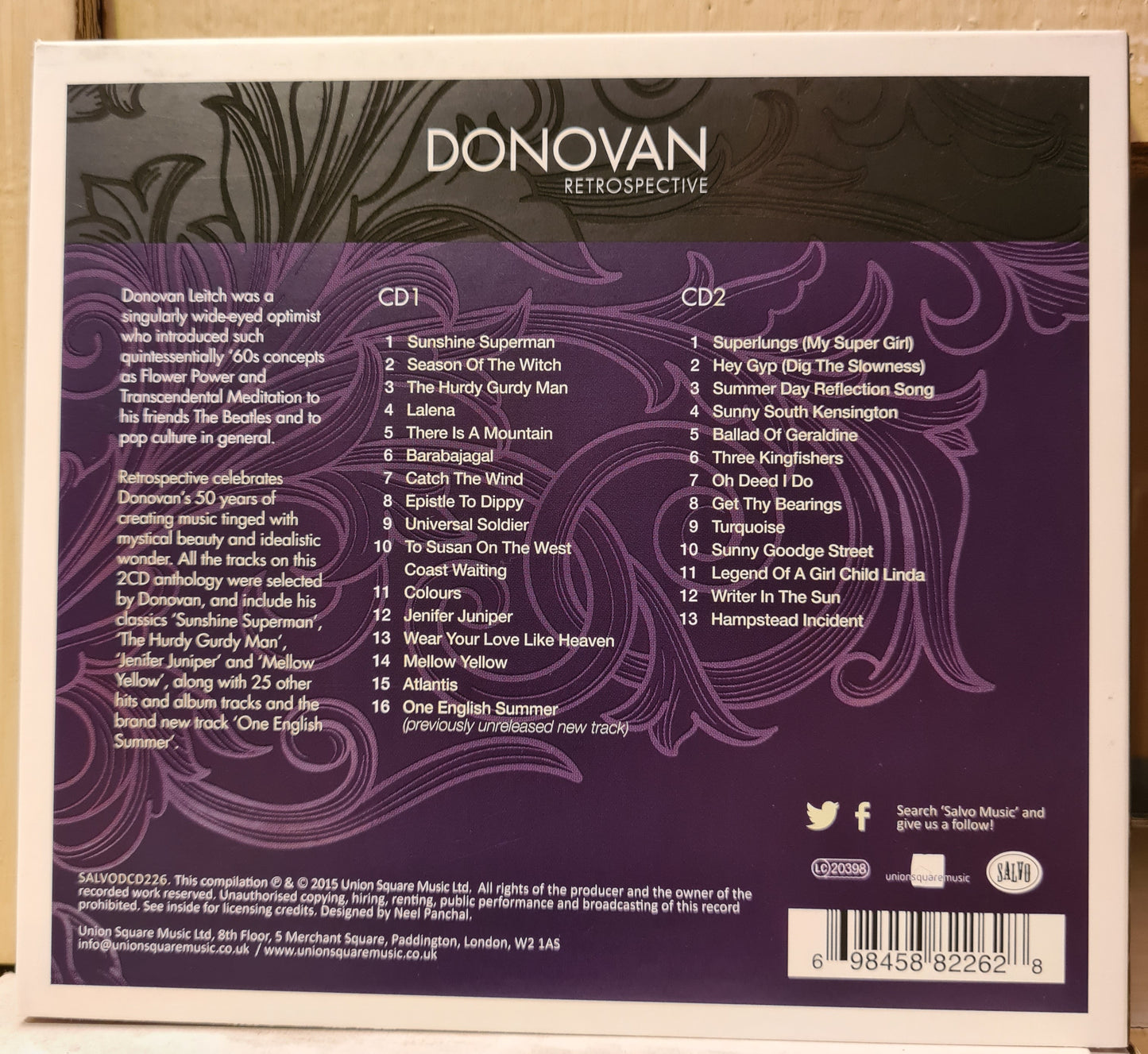 Donovan ~ Retrospective (2xCD-UK)