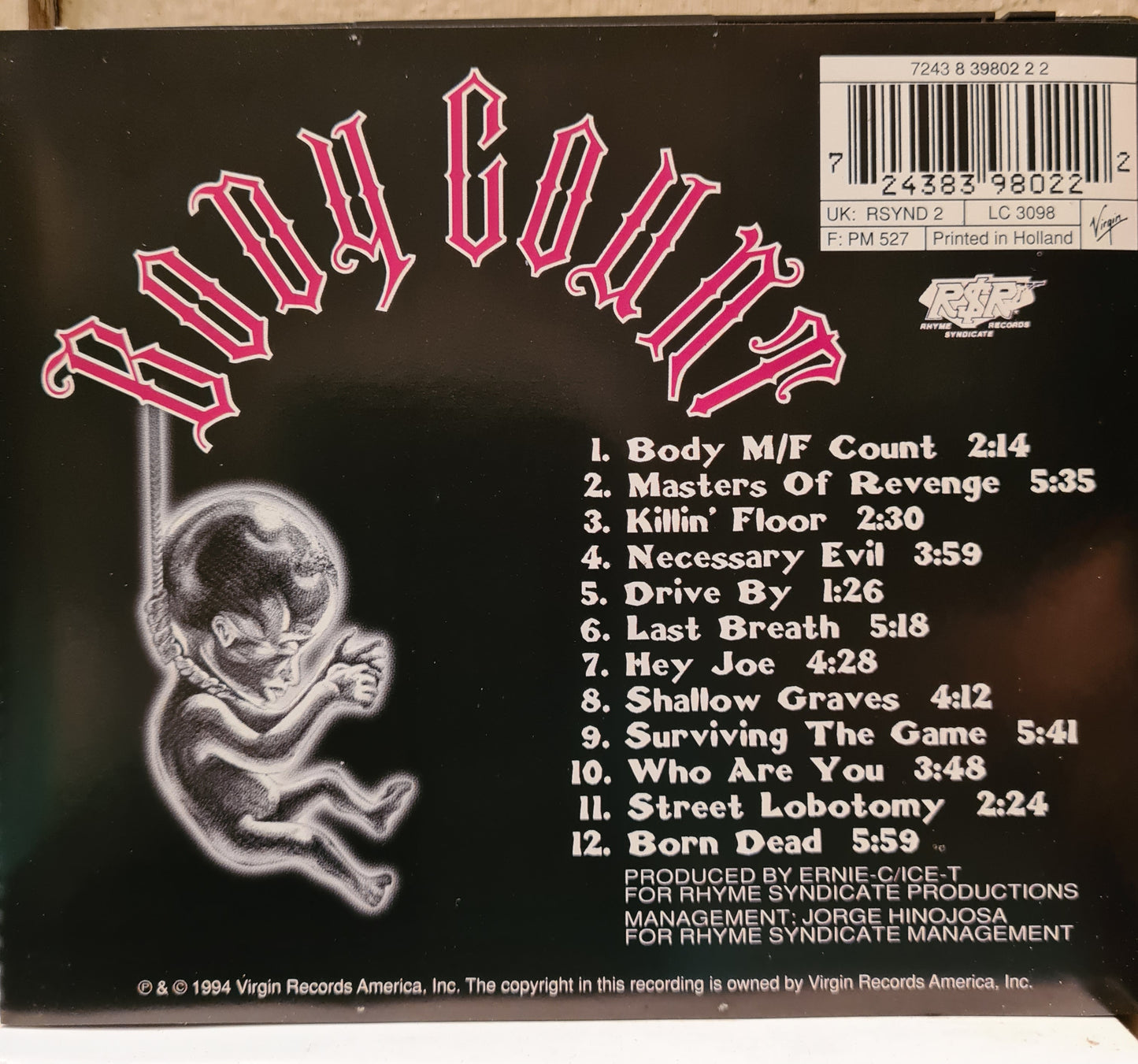 Body Count ~ Born Dead (CD - EU)