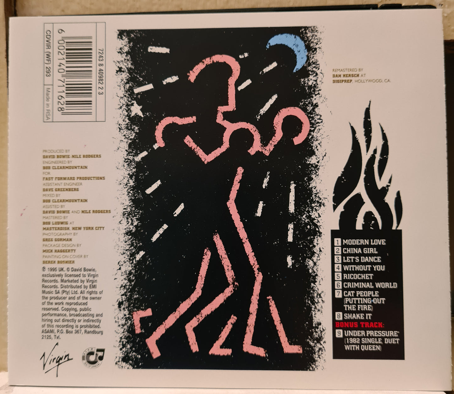 David Bowie ~ Let's Dance (CD - RSA)
