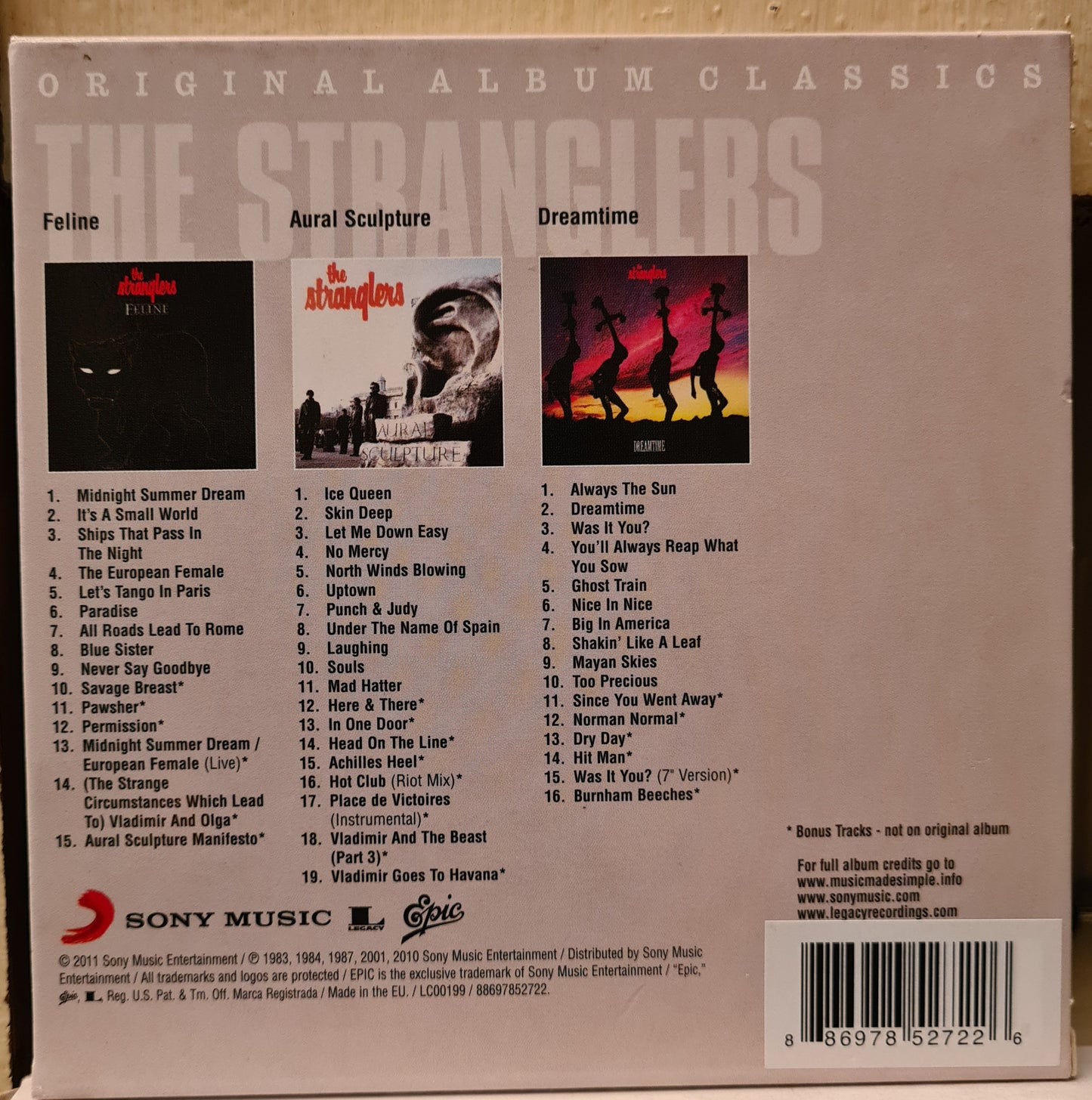 The Stranglers - Original Album Classics (3xCD - UK)