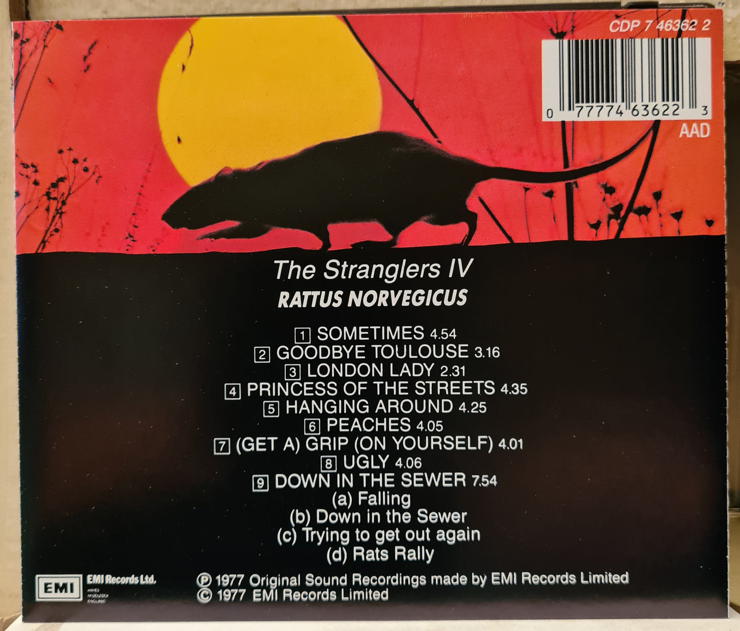 The Stranglers ~ IV / Rattus Norvegicus (CD - UK)