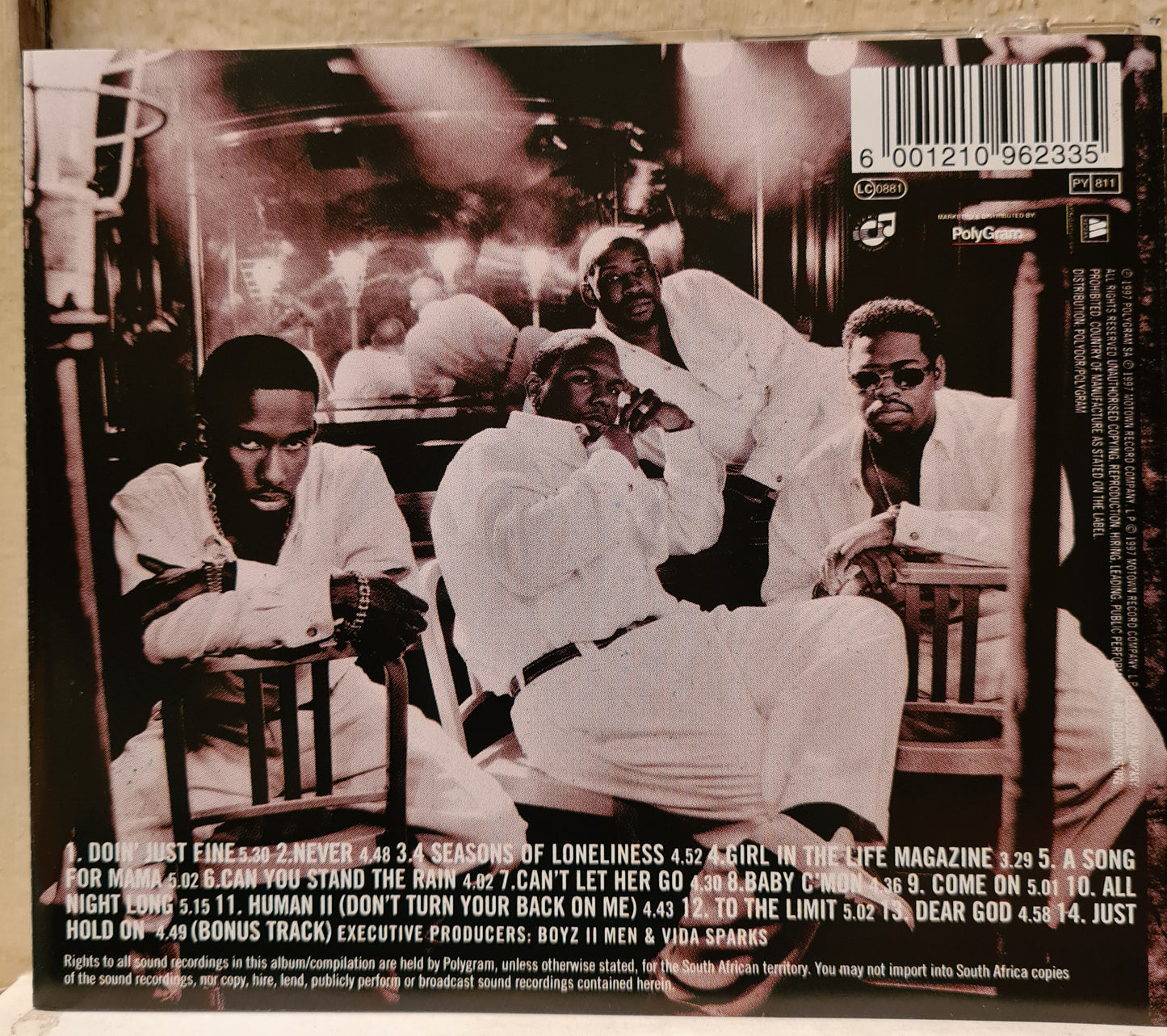 Boyz II Men ~ Evolution (CD)