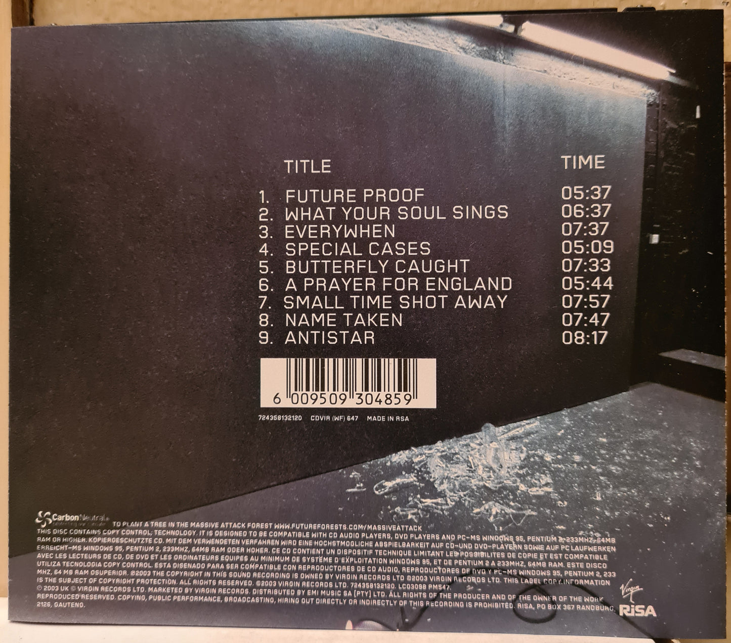 Massive Attack ~ 100th Window (CD)