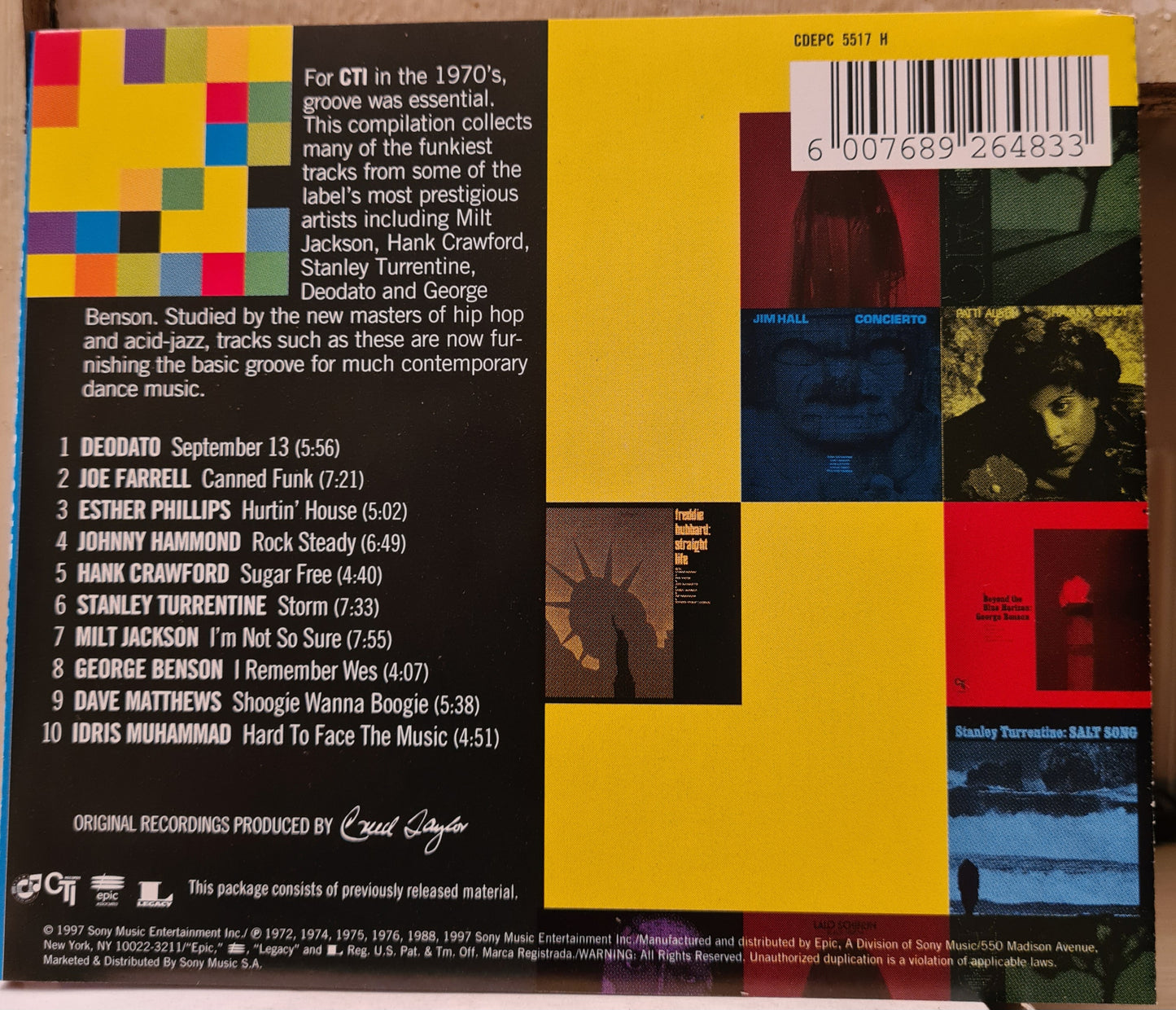CTI Records presents Birth of the Groove (CD)