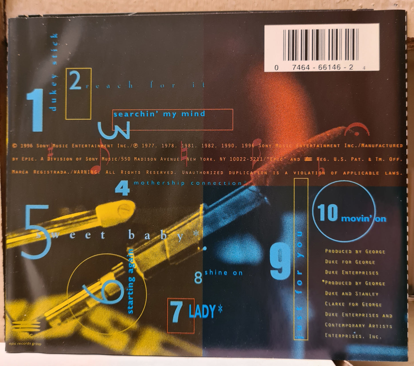 George Duke ~ Greatest Hits (CD-USA)