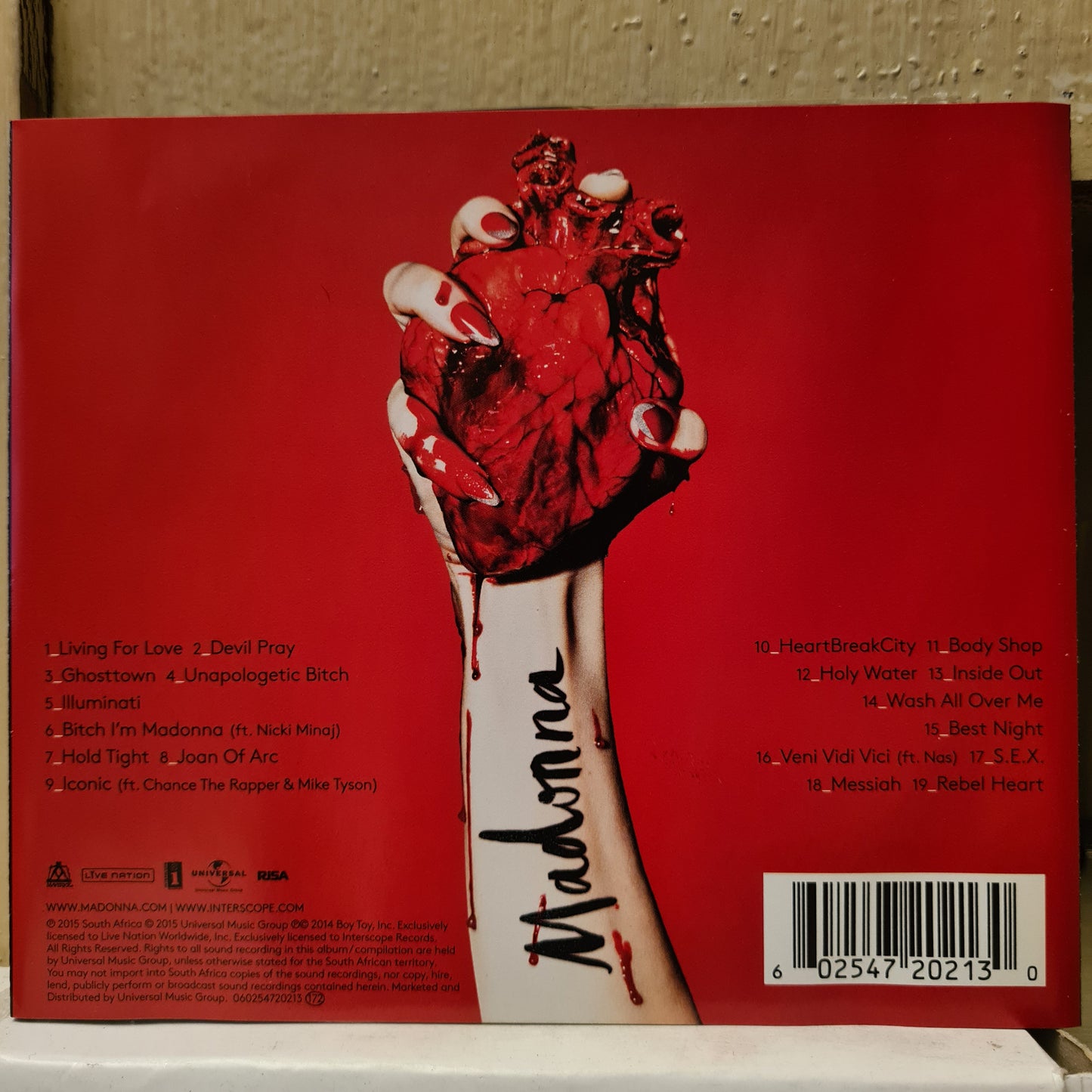 Madonna ~ Rebel Heart (CD)