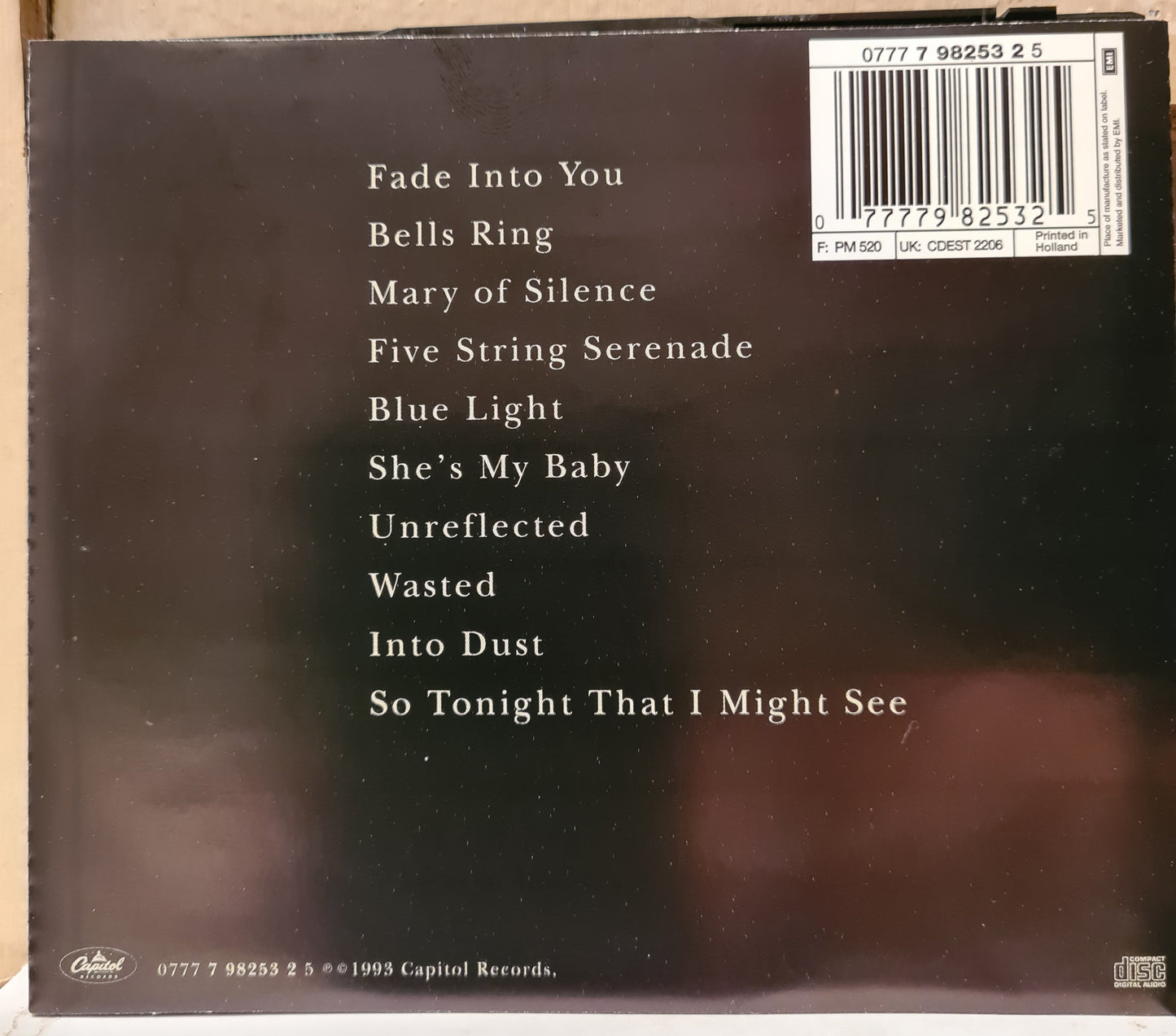 Mazzy Star ~ So Tonight that I Might See (CD - Holland)