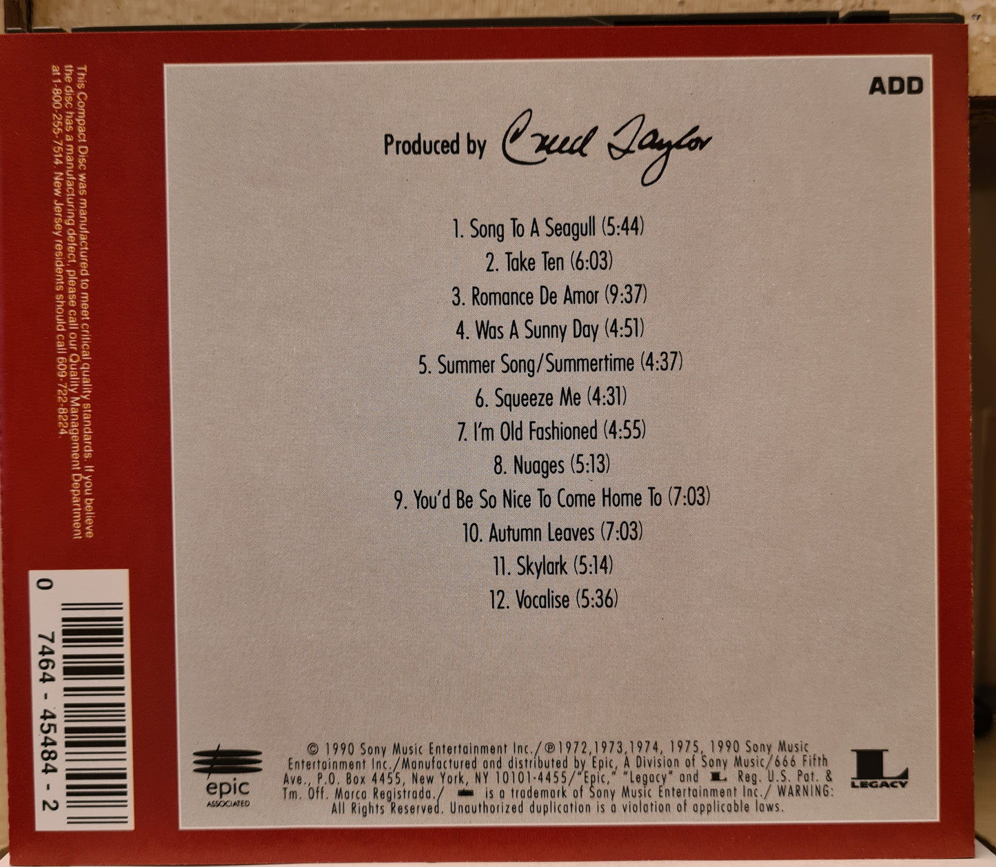 Paul Desmond ~ The Best of (CD - USA)