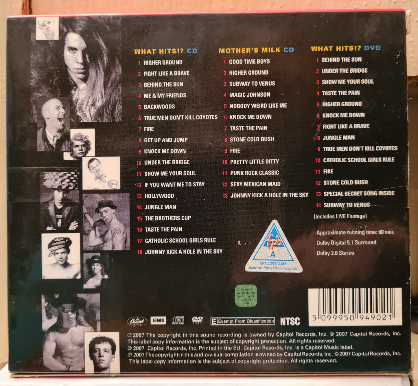 Red Hot Chili Peppers ~ What Hits!? CD&DVD + Mother's Milk CD (2xCD+DVD - EU)