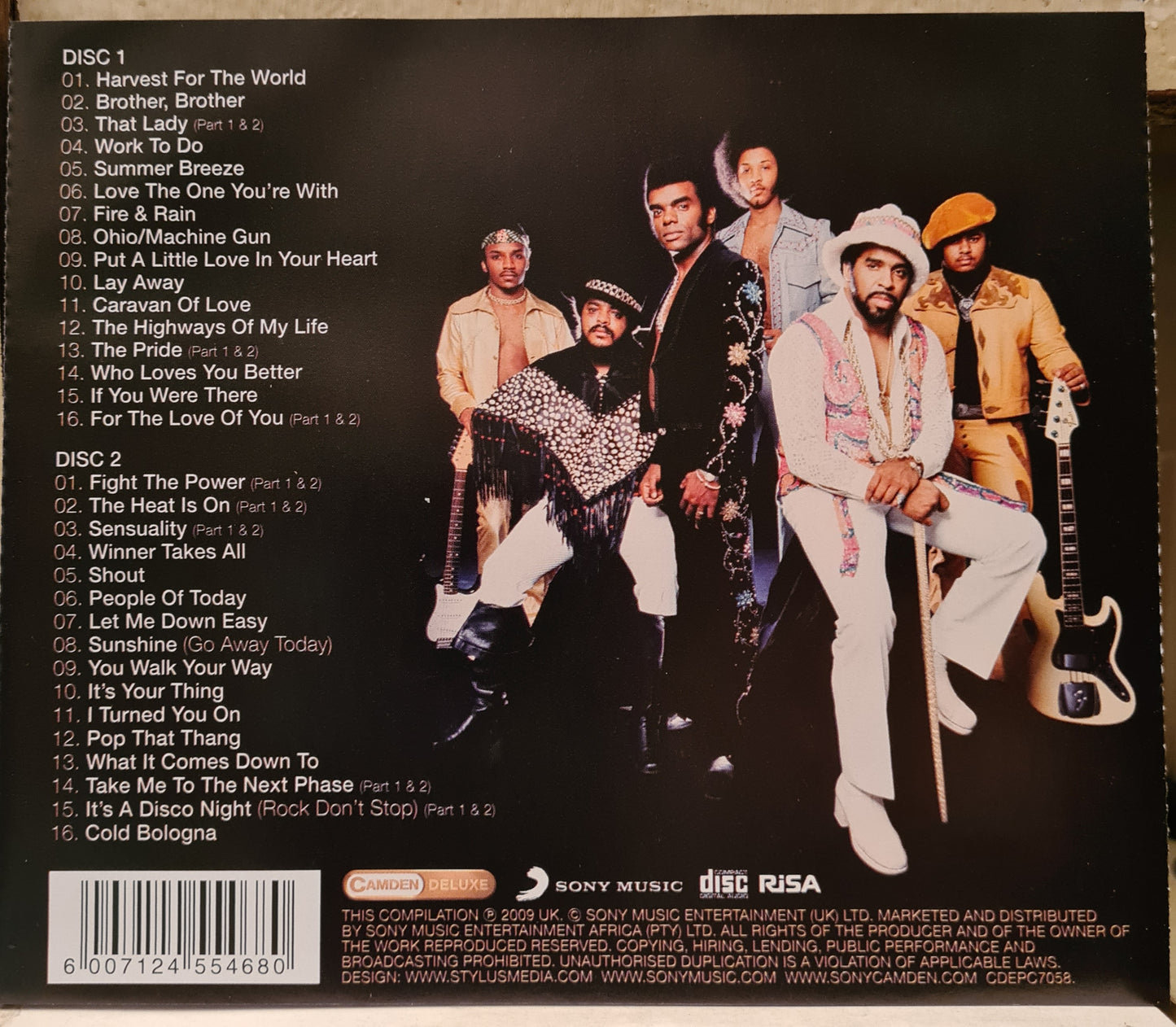 The Isley Brothers ~ The best of (2xCD)