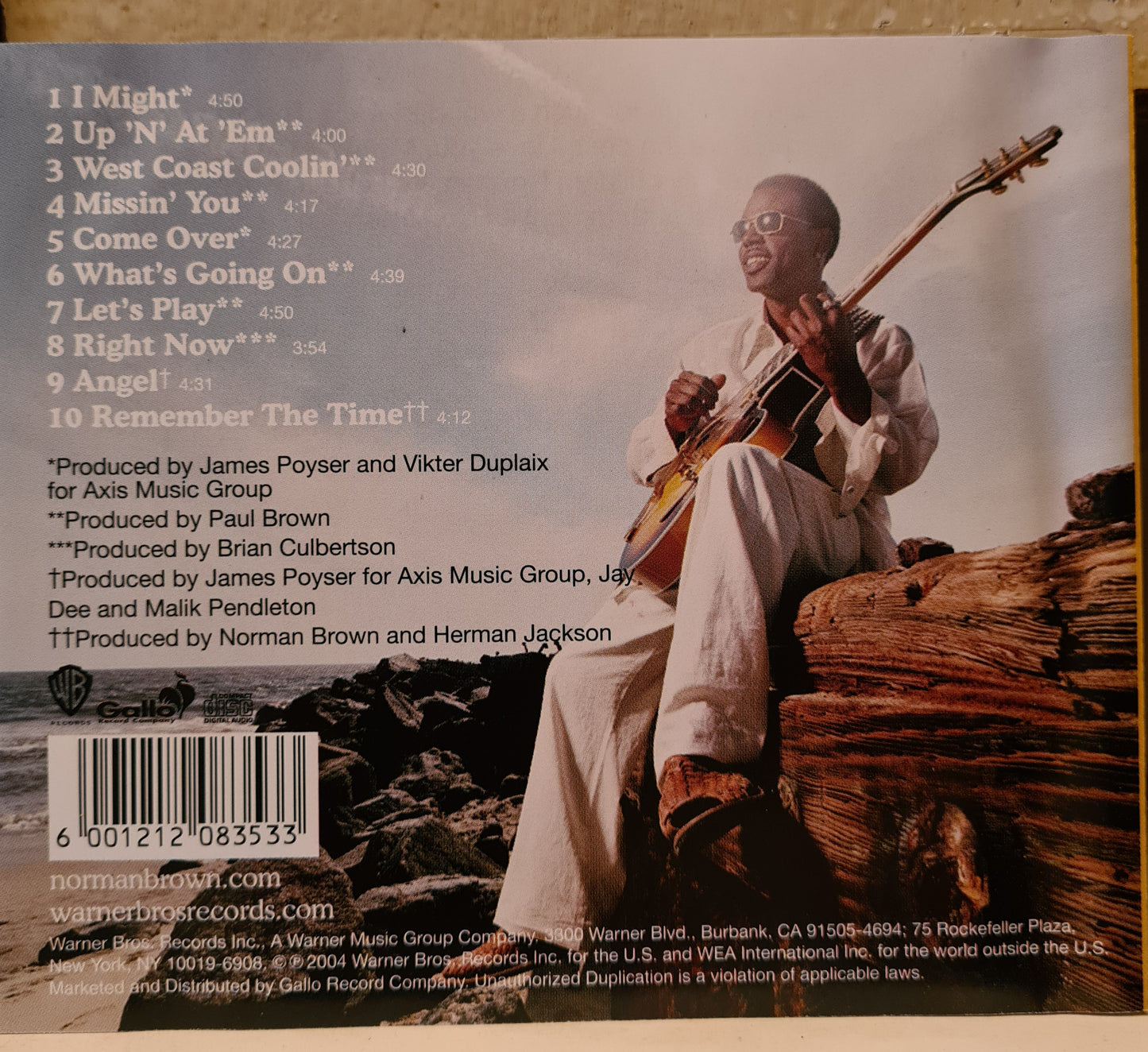 Norman Brown ~ West Coast Coolin' (CD)
