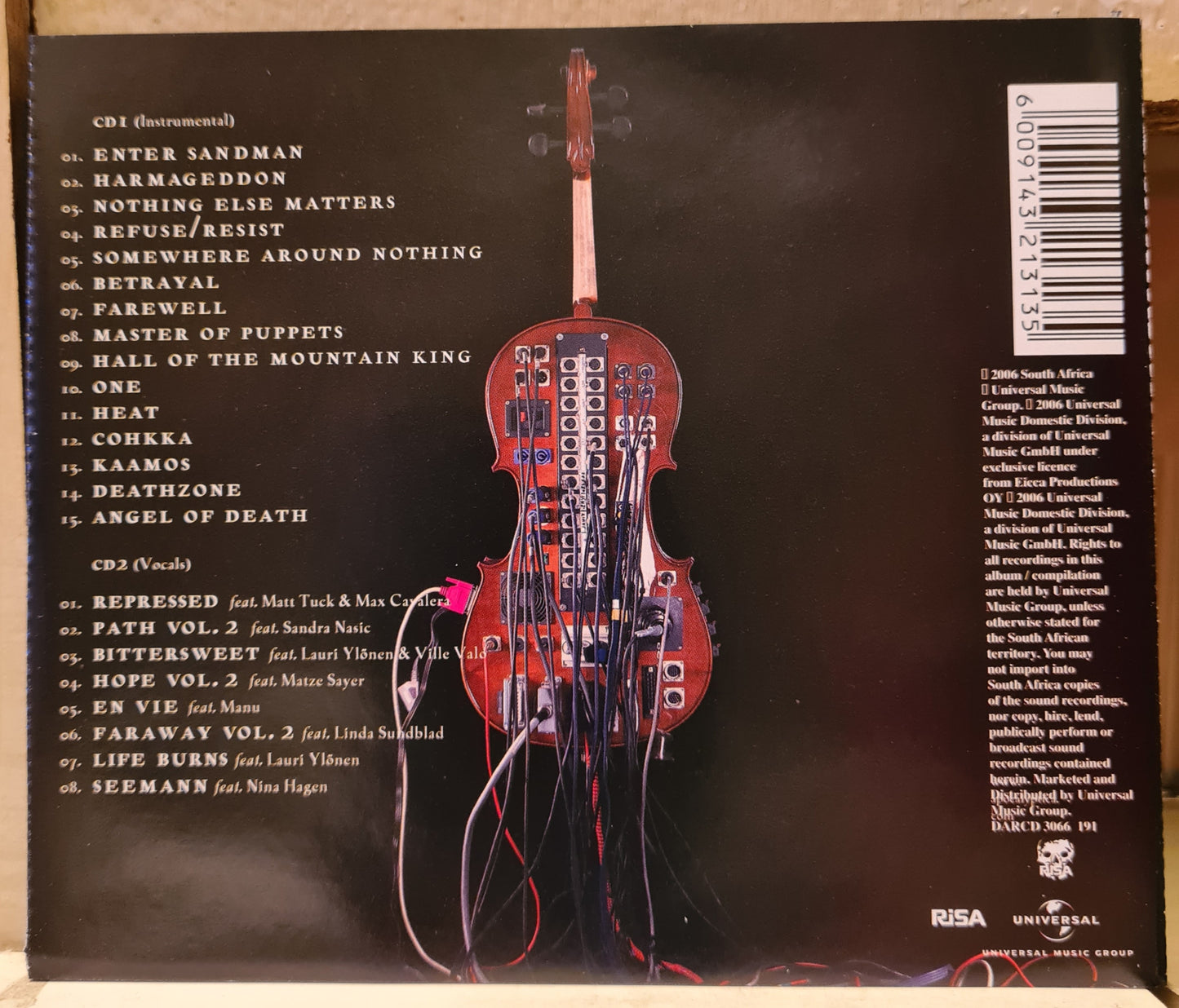 Apocalyptica ~ Amplified - A Decade of reinventing the Cello (2xCD)
