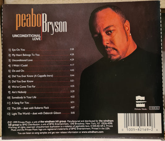 Peabo Bryson ~ Unconditional Love (CD - USA)