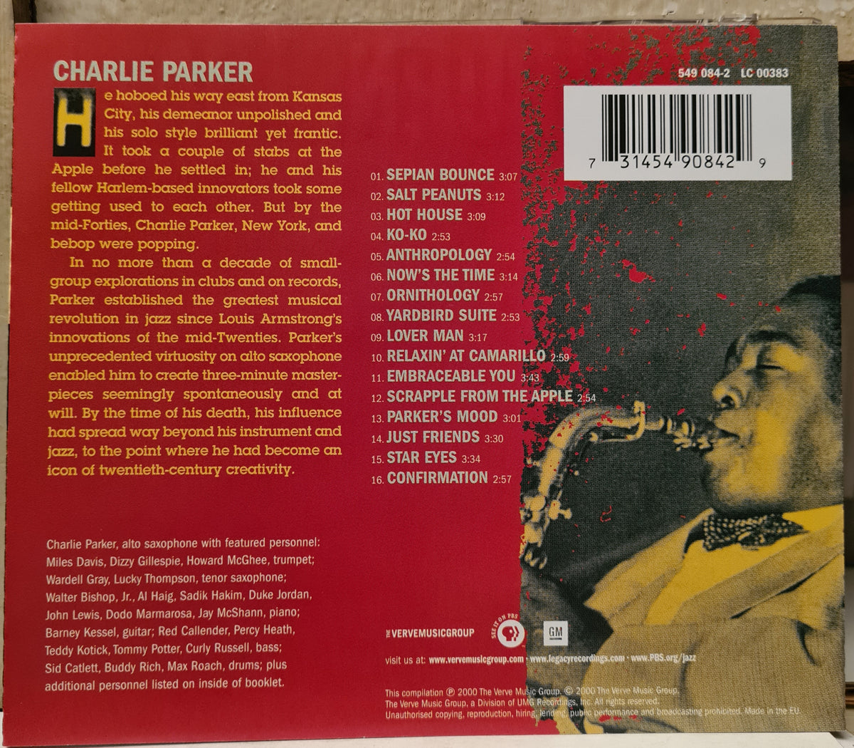 Charlie Parker~ Ken Burns Jazz (CD - EU)