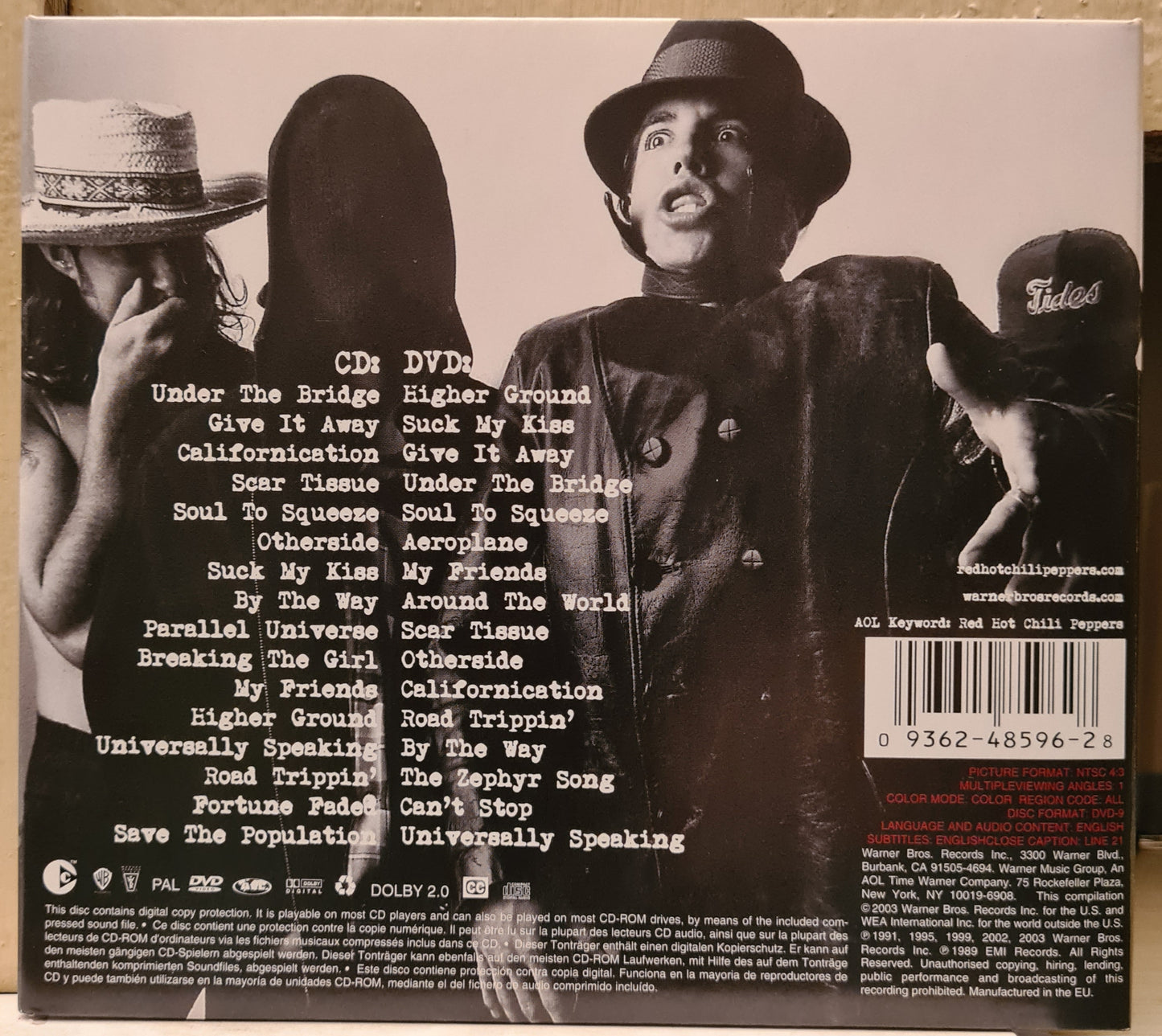 Red Hot Chilli Peppers ~ Greatest Hits and Videos (CD +DVD - USA)