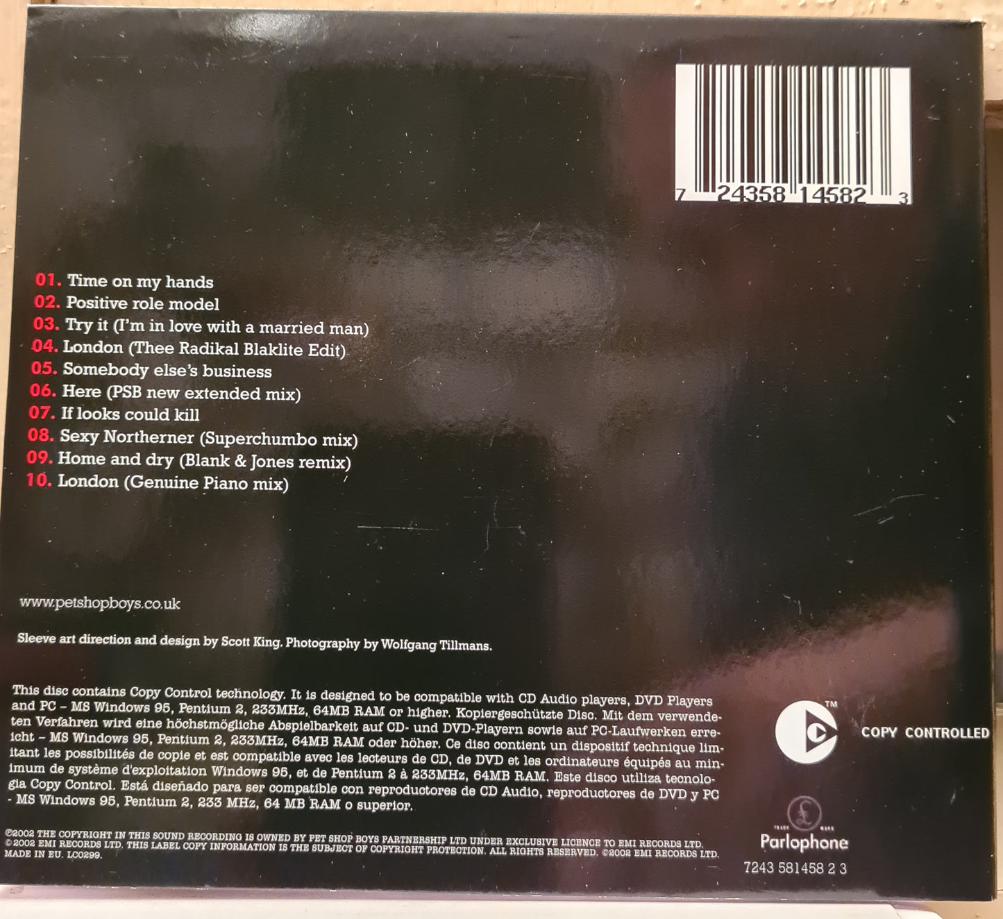 Pet Shop Boys ~ Disco 3 (CD - EU)
