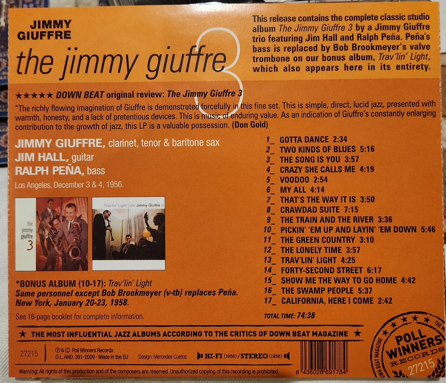 The Jimmy Giuffre 3 (CD-EU)