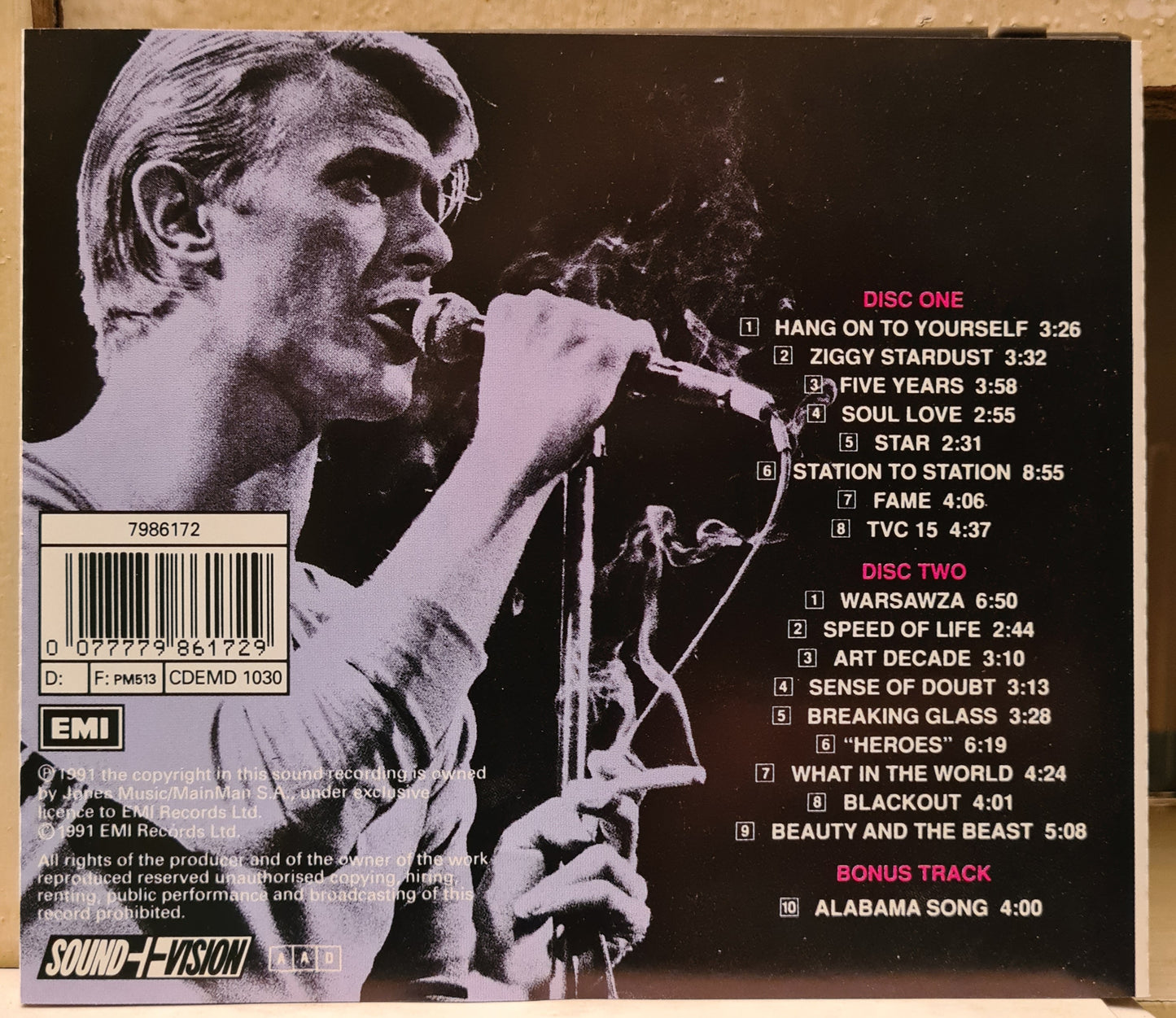 David Bowie ~ Stage (2xCD - UK)